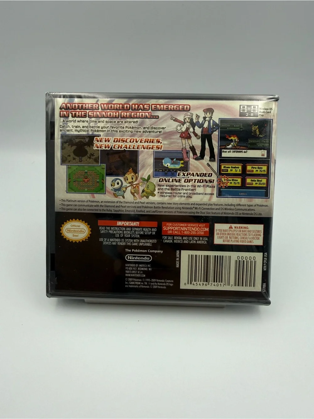 Pokémon Platinum Version Nintendo DS USA Version